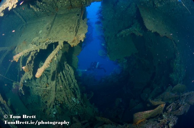 REBREATHER DIVER ON THE STUBURN Rebreatherpro-Training