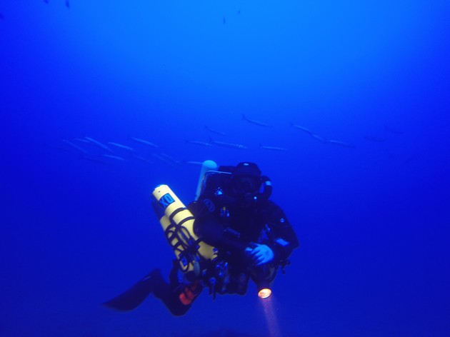 Rebreather Diver in Sardinia Rebreatherpro-Training