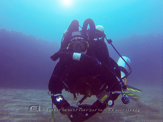 Valforita wreck of the coast of Messina in Sicily Rebreatherpro-Training