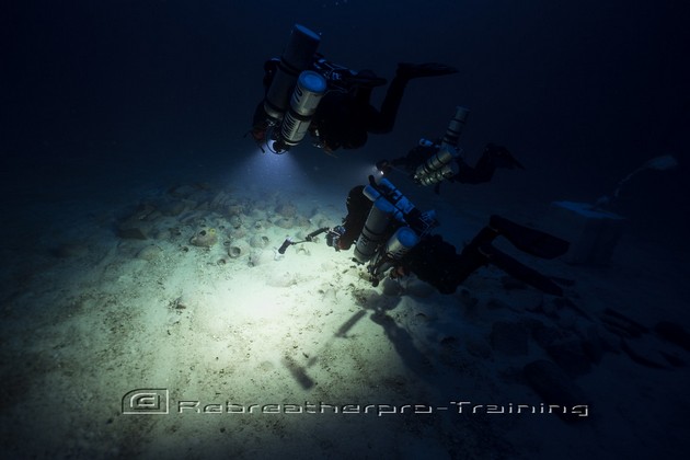 American Soldiers Helmet found on the SS Atlanta Rebreatherpro-Training